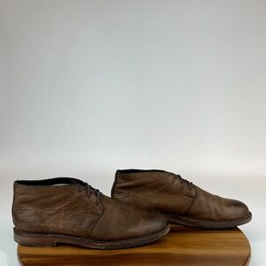 Mens Cole Haan Glenn Brown Leather Dress Chukka Ankle Boots‎ Size 10 M GUC